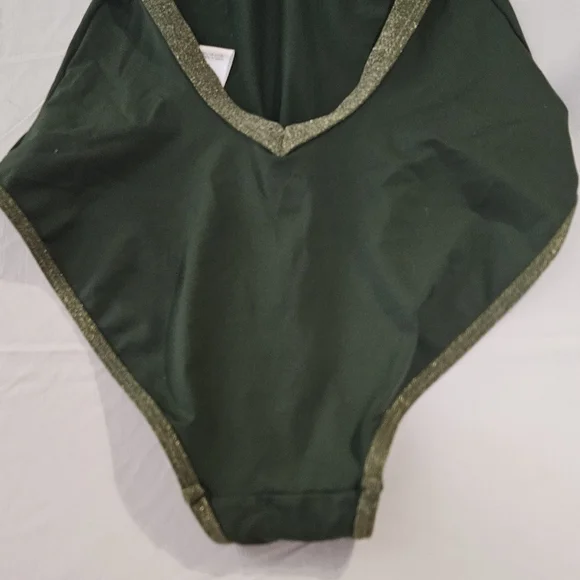 Venus Lascana Olive Halter bodysuit (10) - Picture 5 of 9